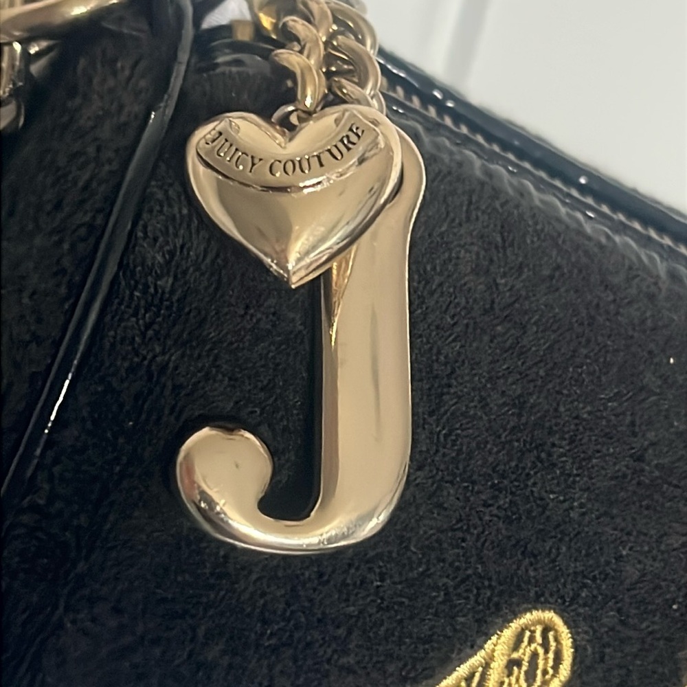 Vintage Juicy Couture Rare P&G Velour Scottie Dogs Once Upon A Time Barrel Bag - Picture 5 of 17